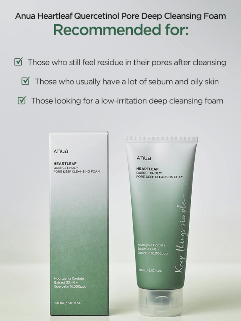 Heartleaf Quercetinol Pore Deep Cleansing Foam