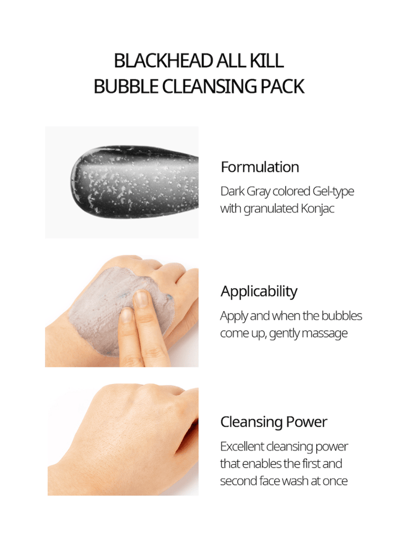 Black Head Bubble Cleansing Pack