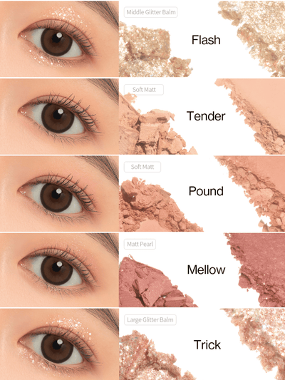 Glitterpedia Eye Palette N°3 All of Coralpink