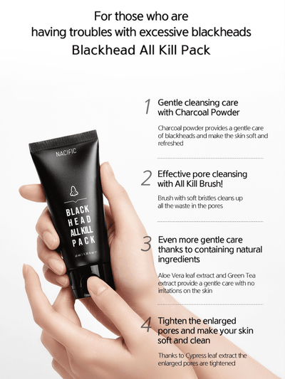 Nacific Blackhead All Kill Pack for unclogging pores and preventing blackheads