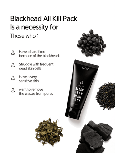 Nacific Blackhead All Kill Pack for unclogging pores and preventing blackheads