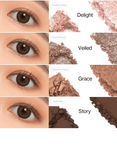 Glitterpedia Eye Palette N°3 All of Coralpink